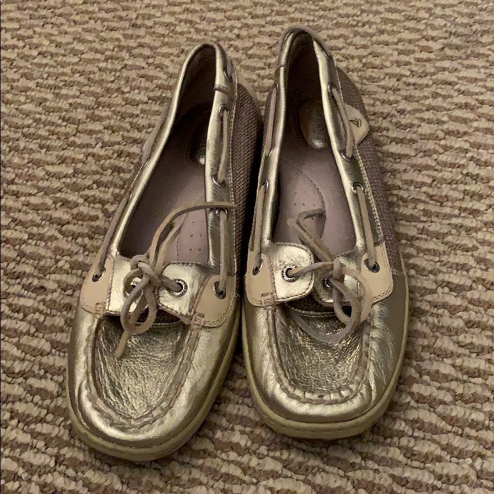 Gold Sperry’s Size 10